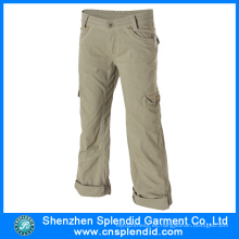 China Garment Manufacturer Men Serval Pockets 100% Cotton Work Trouser